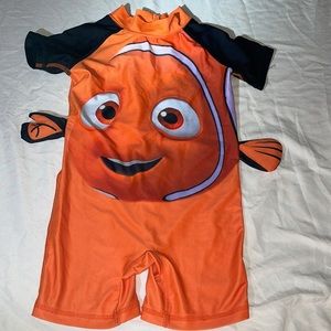 Disney Nemo. Infant swimsuit or halloween costume. Size 9-12m.
